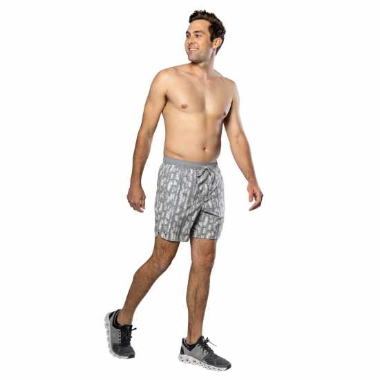 Мъжки дрехи за бягане Nathan Ess Short 7In Sn99 Grey Broken Nathan Ess Short 7In Sn99 Grey Broken Мъжки дрехи за бягане