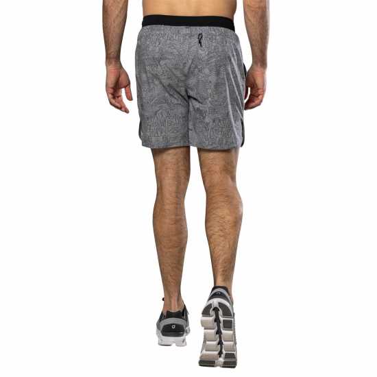 Мъжки дрехи за бягане Nathan Ess Short 7In Sn99 Signature Grey Nathan Ess Short 7In Sn99 Signature Grey Мъжки дрехи за бягане