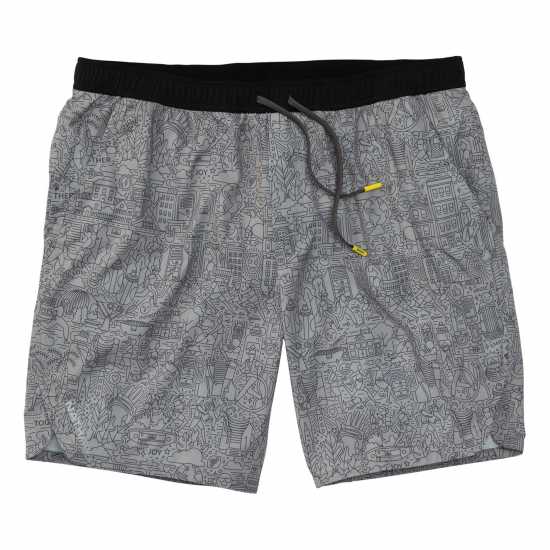 Мъжки дрехи за бягане Nathan Ess Short 7In Sn99 Signature Grey Nathan Ess Short 7In Sn99 Signature Grey Мъжки дрехи за бягане