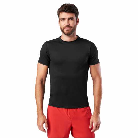 Nathan Qualifier Tee Sn99 Black Мъжки дрехи за бягане
