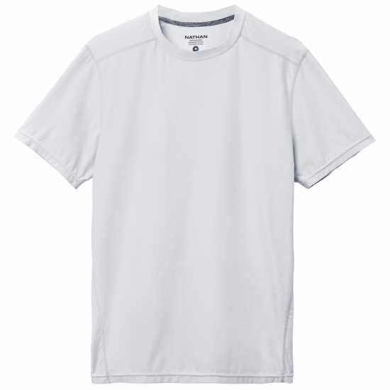 Nathan Qualifier Tee Sn99 Grey Mist Heat Мъжки дрехи за бягане