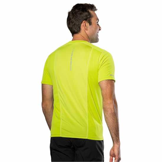 Nathan Rise Tee 2.0 Sn99 Bright Lime Мъжки дрехи за бягане