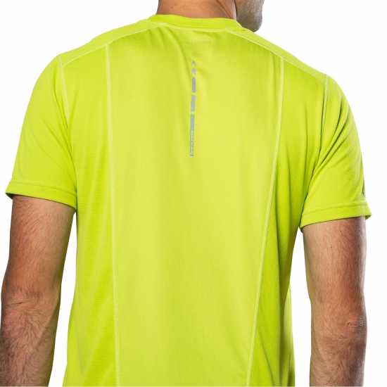 Nathan Rise Tee 2.0 Sn99 Bright Lime Мъжки дрехи за бягане