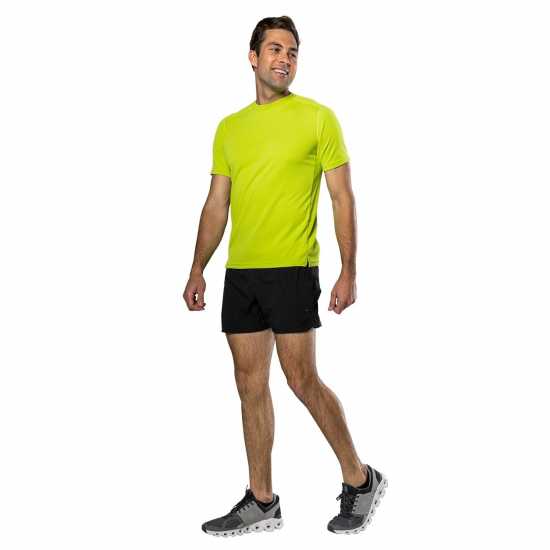 Nathan Rise Tee 2.0 Sn99 Bright Lime Мъжки дрехи за бягане