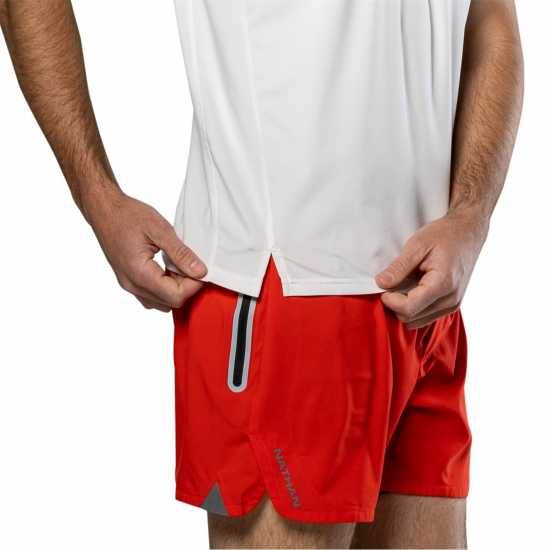 Nathan Sprinter Tank Sn99 White Мъжки дрехи за бягане