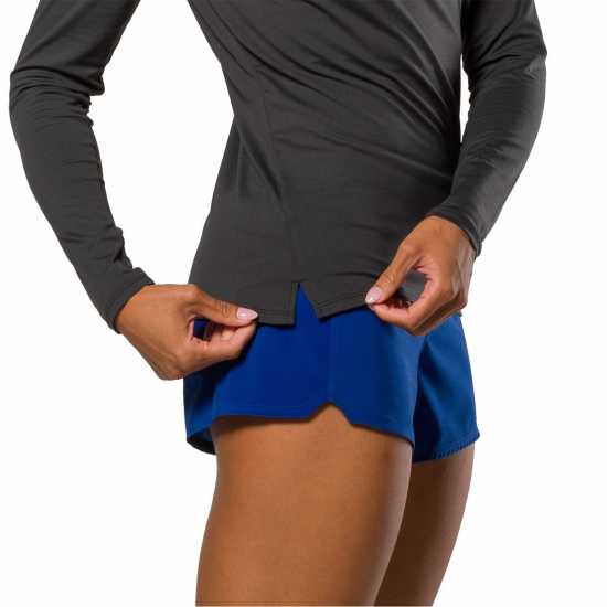 Nathan Dash L Sleeve Ld99 Solid Black Дамски дрехи за бягане