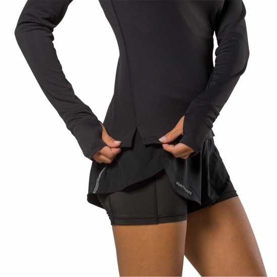 Дамски дрехи за бягане Nathan Rise L Sleeve Ld99 Black Nathan Rise L Sleeve Ld99 Black Дамски дрехи за бягане