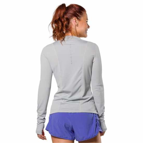 Дамски дрехи за бягане Nathan Rise L Sleeve Ld99 Grey Mist Nathan Rise L Sleeve Ld99 Grey Mist Дамски дрехи за бягане