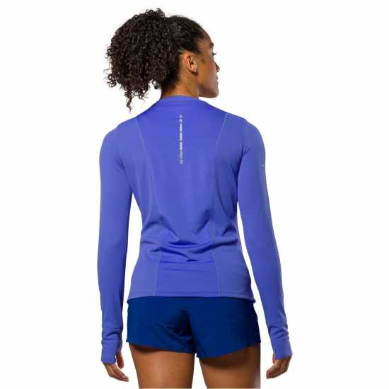 Nathan Rise L Sleeve Ld99 Baja Purple Дамски дрехи за бягане