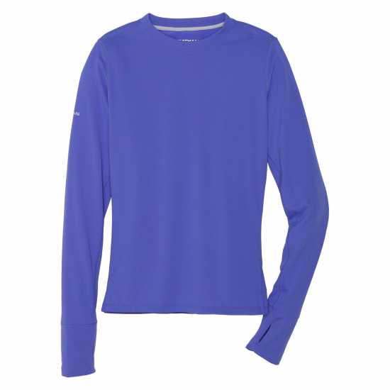 Nathan Rise L Sleeve Ld99 Baja Purple Дамски дрехи за бягане