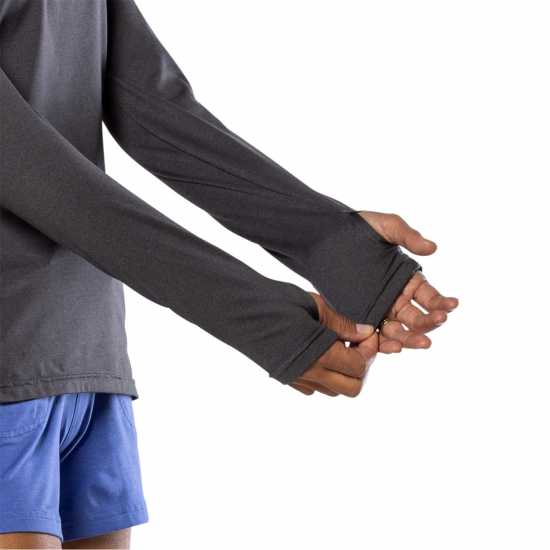 Nathan 365 Hoodie Ld99 Dark Charcoal Дамски суичъри и блузи с качулки