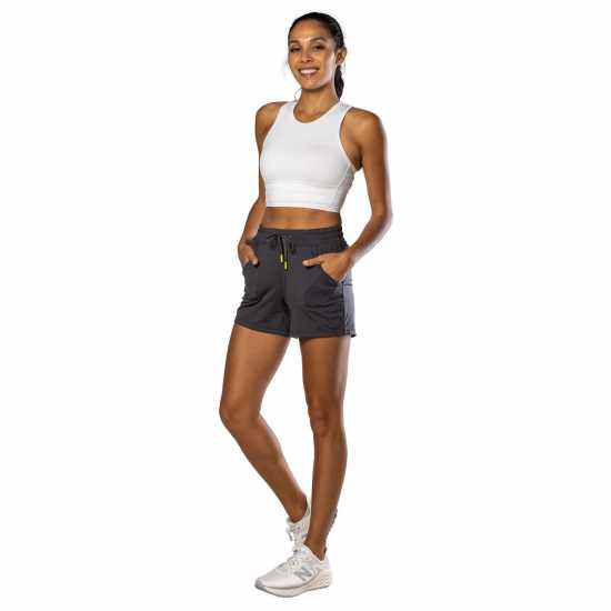 Nathan 365 Short Ld99 Dark Charcoal Дамски клинове за фитнес