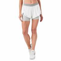 Nathan F Rn Shrt 3.0 Ld99 White Дамски клинове за фитнес