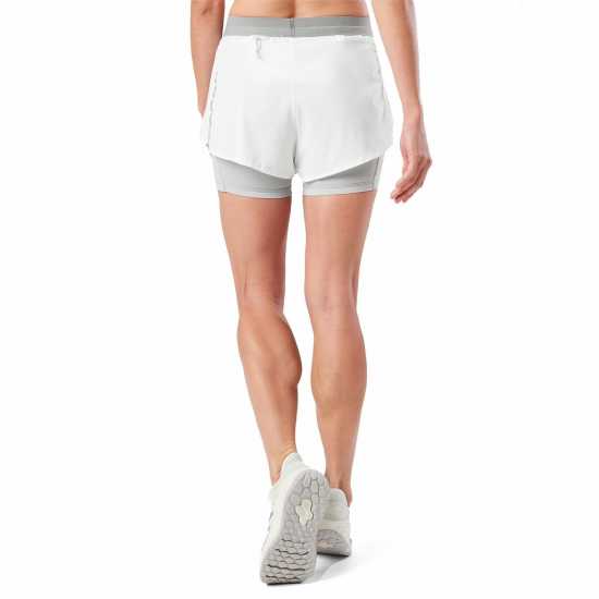 Nathan F Rn Shrt 3.0 Ld99 White Дамски клинове за фитнес