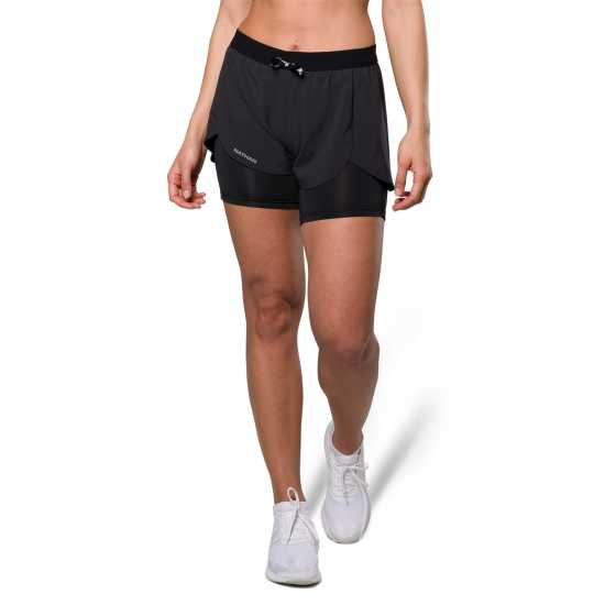 Nathan F Rn Shrt 3.0 Ld99 Black Дамски клинове за фитнес