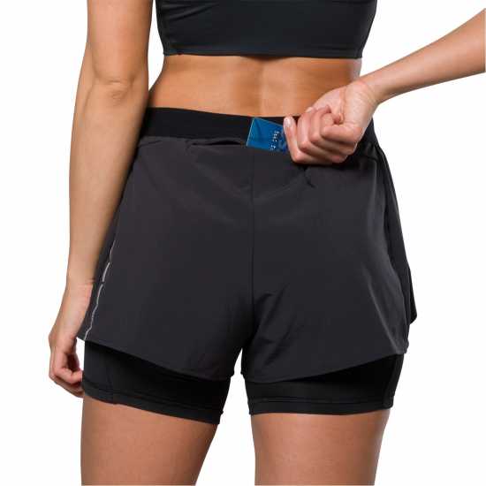 Nathan F Rn Shrt 3.0 Ld99 Black Дамски клинове за фитнес