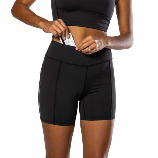 Nathan Bike Shrt 6In Ld99 Black Дамски клинове за фитнес