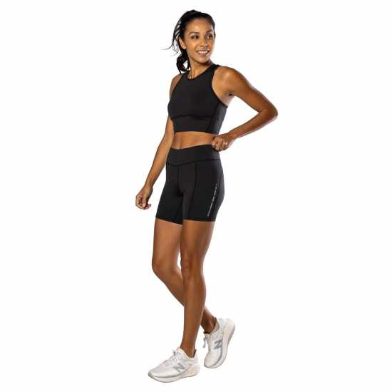 Nathan Bike Shrt 6In Ld99 Black Дамски клинове за фитнес