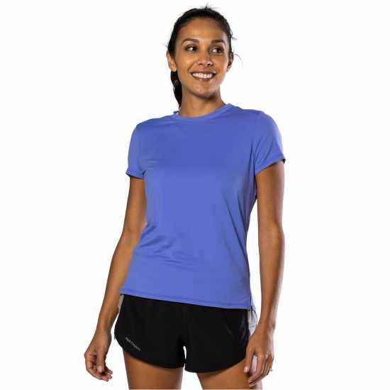 Nathan Dash Tee 2.0 Ld99 Baja Purple Дамски дрехи за бягане