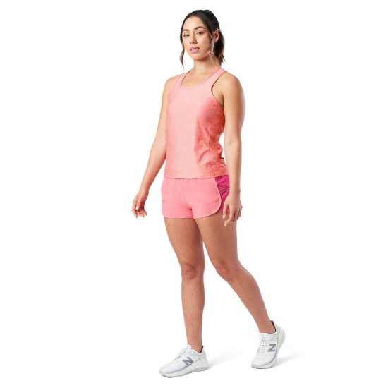 Nathan Qualifir Tank Ld99 Coral Heather Дамски дрехи за бягане