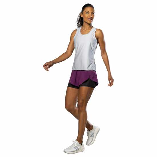 Nathan Qualifir Tank Ld99 Grey Mist Heat Дамски дрехи за бягане