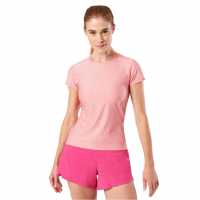 Nathan Qualifier Tee Ld99 Coral Heather Дамски дрехи за бягане