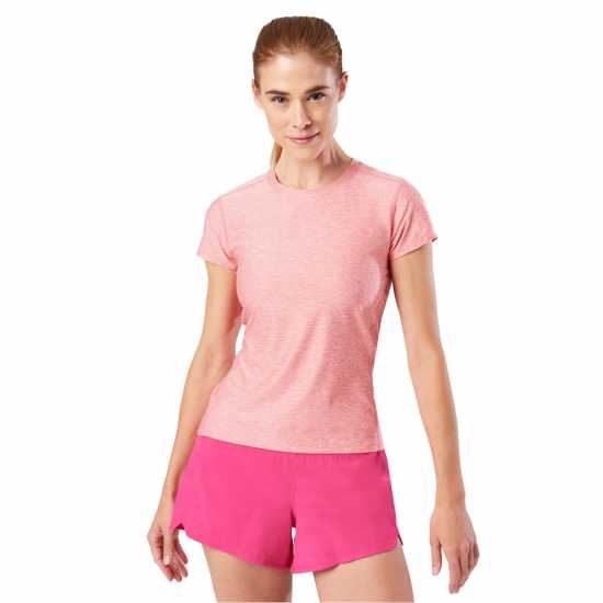 Дамски дрехи за бягане Nathan Qualifier Tee Ld99 Coral Heather Nathan Qualifier Tee Ld99 Coral Heather Дамски дрехи за бягане