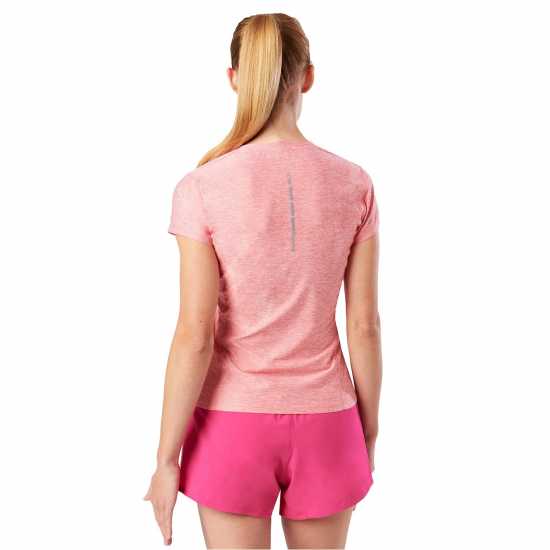 Дамски дрехи за бягане Nathan Qualifier Tee Ld99 Coral Heather Nathan Qualifier Tee Ld99 Coral Heather Дамски дрехи за бягане