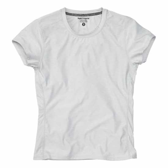 Nathan Qualifier Tee Ld99 Grey Mist Heat Дамски дрехи за бягане