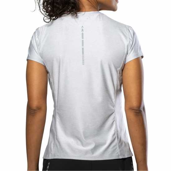 Nathan Qualifier Tee Ld99 Grey Mist Heat Дамски дрехи за бягане