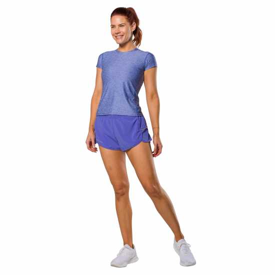 Nathan Qualifier Tee Ld99 Baja Purple Дамски дрехи за бягане