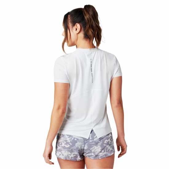 Nathan Sprinter Tee Ld99 White Дамски дрехи за бягане