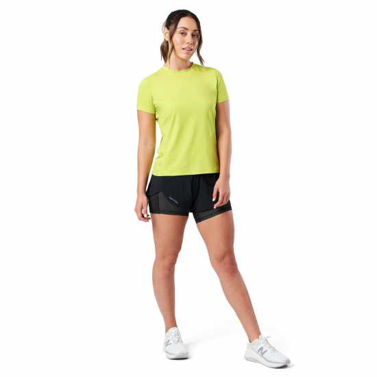 Nathan Sprinter Tee Ld99 Bright Lime Дамски дрехи за бягане