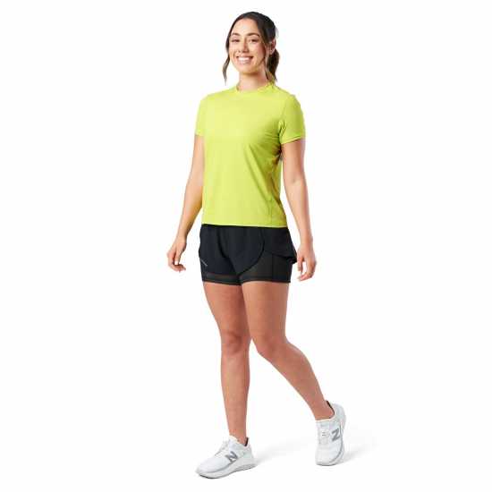 Nathan Sprinter Tee Ld99 Bright Lime Дамски дрехи за бягане