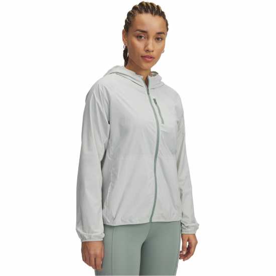 Under Armour Under Armour Launch Lightweight Jkt Running Jacket Womens Green 