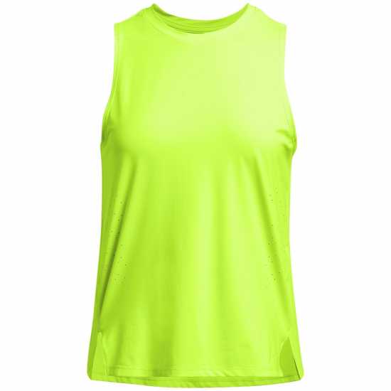 Дамски дрехи за бягане Under Armour Armour Ua Launch Elite Tank Running Vest Womens Yellow Under Armour Armour Ua Launch Elite Tank Running Vest Womens Yellow Дамски дрехи за бягане