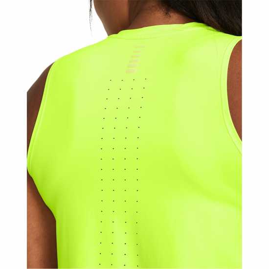 Дамски дрехи за бягане Under Armour Armour Ua Launch Elite Tank Running Vest Womens Yellow Under Armour Armour Ua Launch Elite Tank Running Vest Womens Yellow Дамски дрехи за бягане