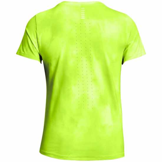 Дамски дрехи за бягане Under Armour Дамско Горнище За Бягане Armour Ua Launch Elite Printed Ss Running Top Womens Yellow Under Armour Дамско Горнище За Бягане Armour Ua Launch Elite Printed Ss Running Top Womens Yellow Дамски дрехи за бягане