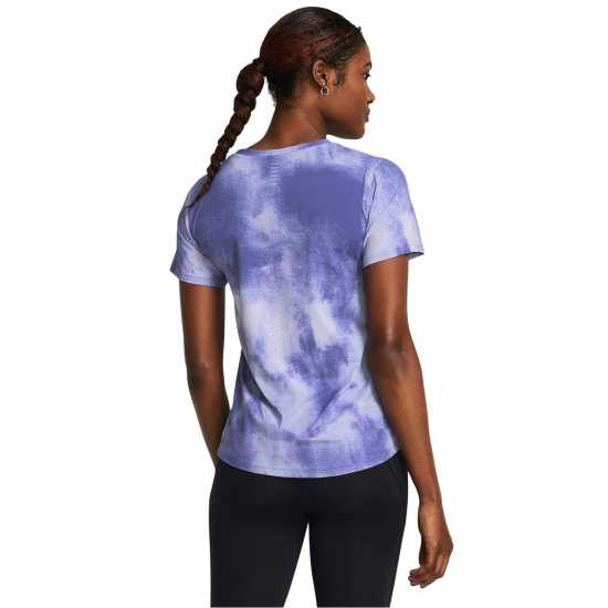 Дамски дрехи за бягане Under Armour Дамско Горнище За Бягане Armour Ua Launch Elite Printed Ss Running Top Womens Purple Under Armour Дамско Горнище За Бягане Armour Ua Launch Elite Printed Ss Running Top Womens Purple Дамски дрехи за бягане