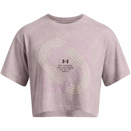Under Armour Run Anywhere Ss Ld99 Grey Дамски тениски и фланелки