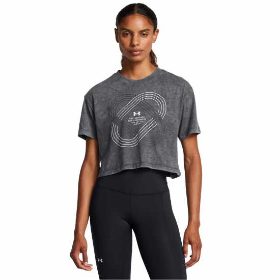 Under Armour Run Anywhere Ss Ld99 Black Дамски тениски и фланелки