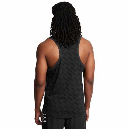 Under Armour Мъжки Потник За Бягане Armour Ua Run Anywhere Singlet Running Vest Mens Black Мъжки дрехи за бягане