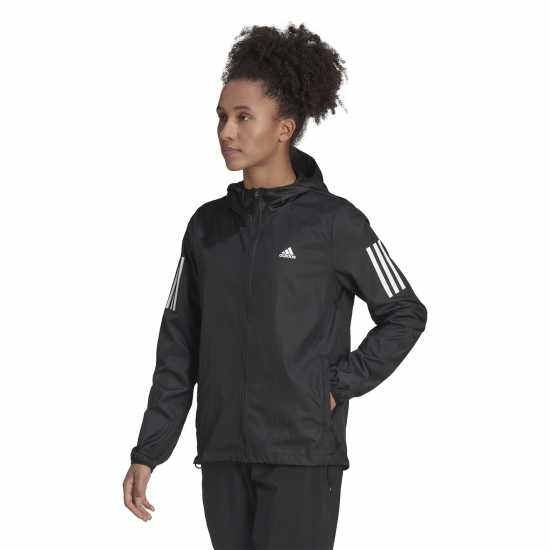 Adidas Own The Run Hooded Running Windbreaker Womens  Дамски грейки