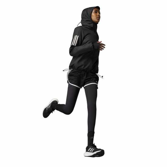 Adidas Own The Run Hooded Running Windbreaker Womens  Дамски грейки