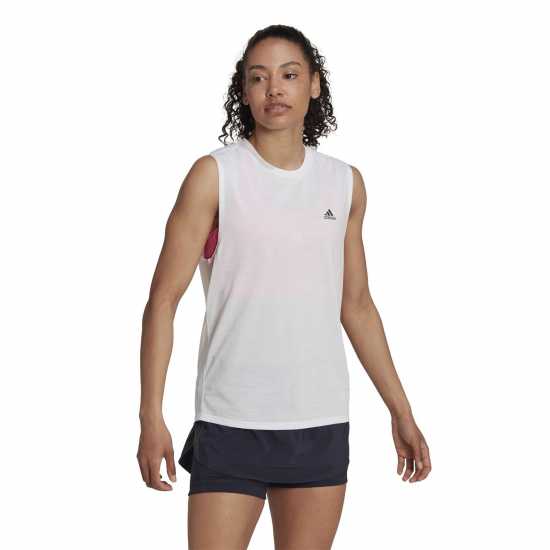 Дамски дрехи за бягане Adidas Дамски Потник Muscle Tank Top Womens Adidas Дамски Потник Muscle Tank Top Womens Дамски дрехи за бягане
