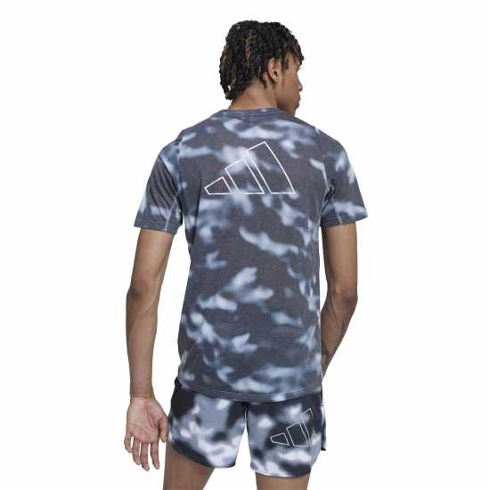 Adidas Мъжка Риза Run Icons Aop T-Shirt Mens  Мъжки ризи