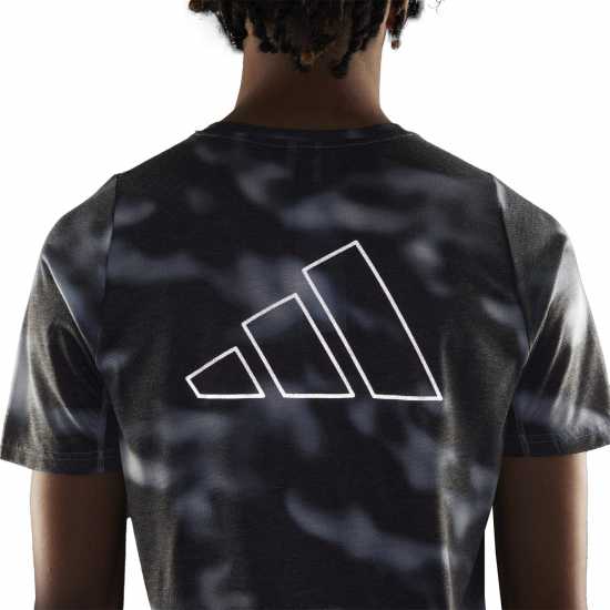 Adidas Мъжка Риза Run Icons Aop T-Shirt Mens  Мъжки ризи