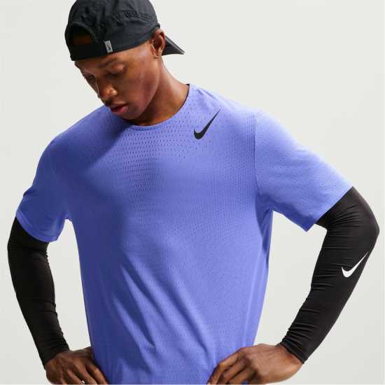 Nike Men's Short Sleeve Performance Running Top Sapphire Nike Men's Short Sleeve Performance Running Top Sapphire