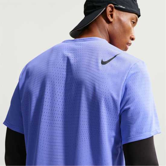Nike Men's Short Sleeve Performance Running Top Sapphire Nike Men's Short Sleeve Performance Running Top Sapphire