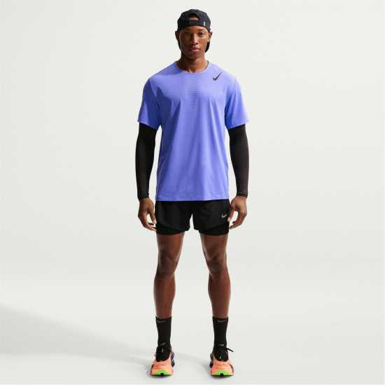 Nike Men's Short Sleeve Performance Running Top Sapphire Nike Men's Short Sleeve Performance Running Top Sapphire